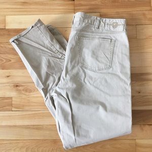 Beige pants straight leg